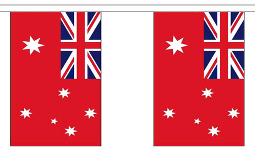 Australia Red Ensign Bunting 3m