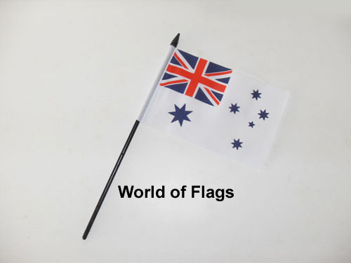 Australian White Ensign Hand Flag