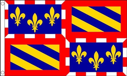 Burgundy Region Flag 