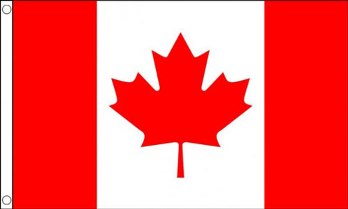 Canada Funeral Flag