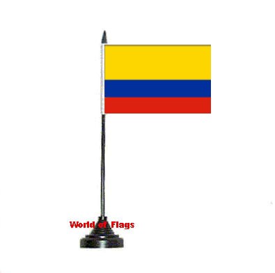 Colombia Table Flag