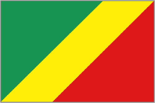 2ft by 3ft Congo Flag