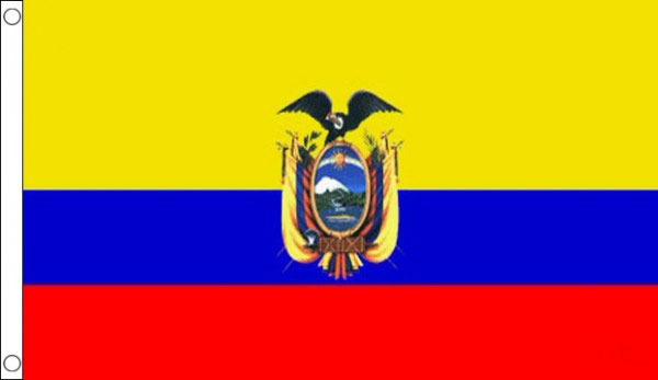 2ft by 3ft Ecuador Flag