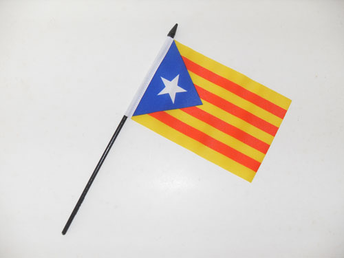 Catalonia Estelada Blava Hand Flag