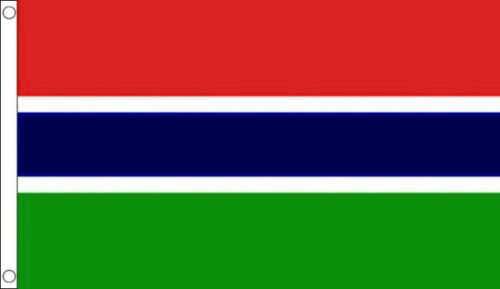 2ft by 3ft Gambia Flag