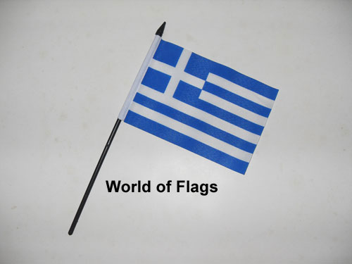 Greece Hand Flag