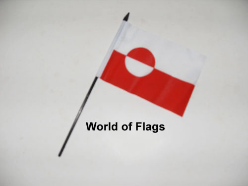 Greenland Hand Flag
