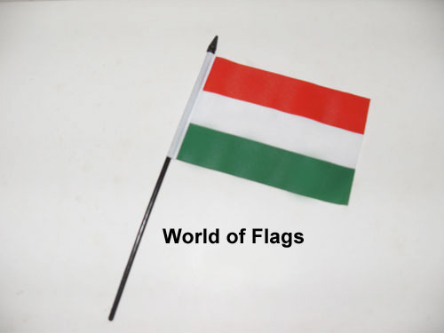 Hungary Hand Flag