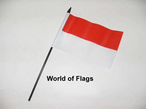 Indonesia Hand Flag