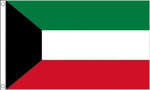 2ft by 3ft Kuwait Flag