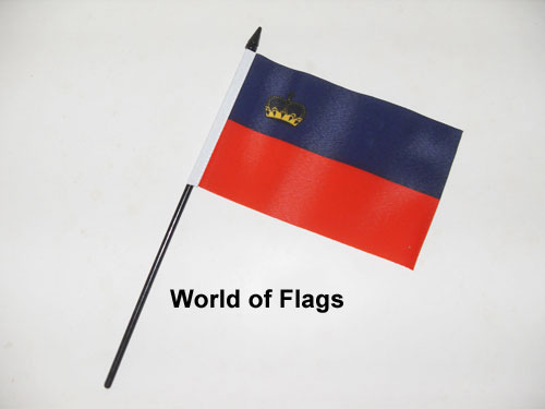 Liechtenstein Hand Flag