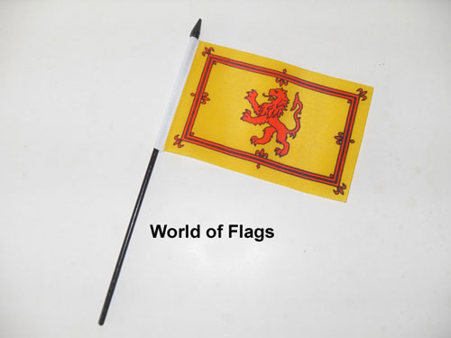 Scotland Lion Rampant Hand Flag
