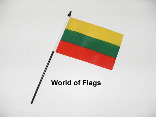 Lithuania Hand Flag
