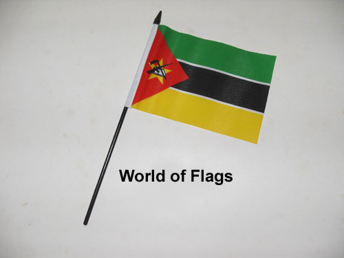 Mozambique Hand Flag