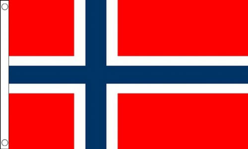 Norway Funeral Flag