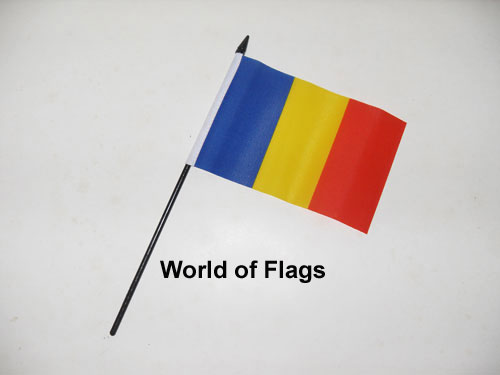 Romania Hand Flag