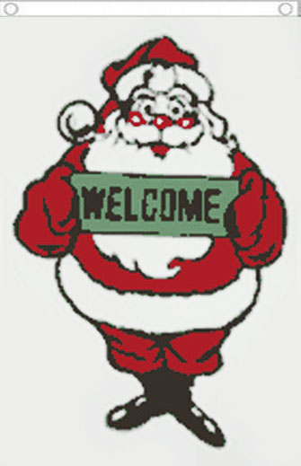 Welcome Santa Banner 