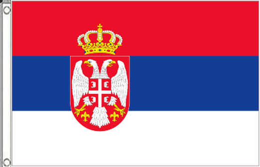 2ft by 3ft Serbia Flag