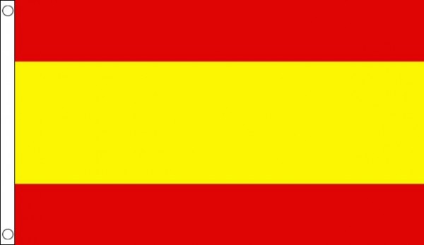 2ft by 3ft Spain Flag No Crest 
