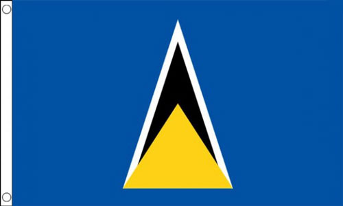 2ft by 3ft St Lucia Flag