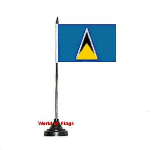 St Lucia Table Flag