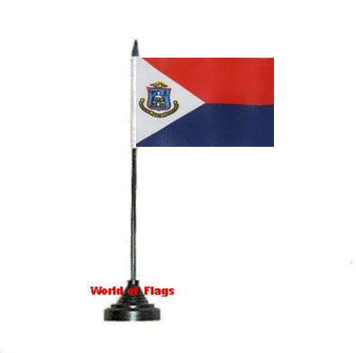 St Maarten Table Flag