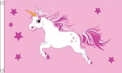 Pink Unicorn Flag - The World of Flags