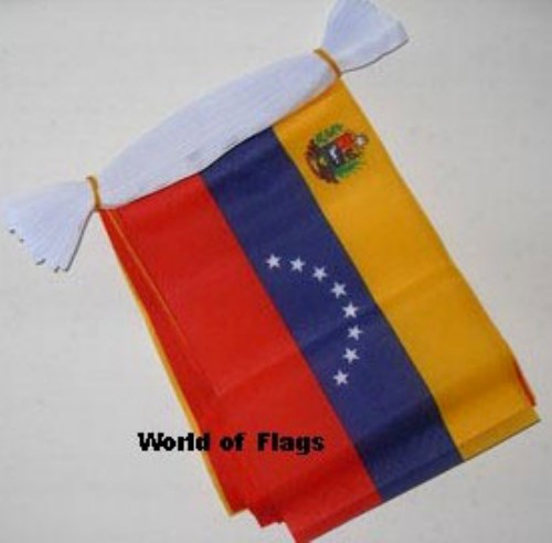 Venezuela Bunting 8 Stars With Crest 3m