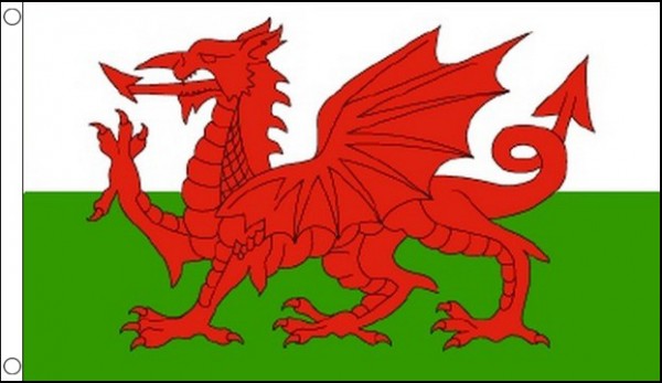 5ft by 8ft Wales Flag