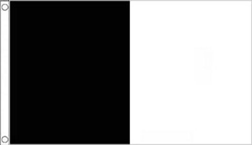 2ft by 3ft Black and White Flag Sligo Flag 
