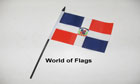 Dominican Republic Hand Flag