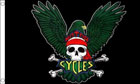 Eagle Cycles Skull Flag 