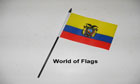 Ecuador Hand Flag