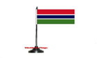 Gambia Table Flag 