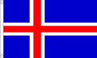 Iceland Funeral Flag