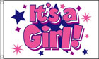 Its A Girl Flag with Stars