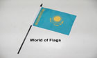 Kazakhstan Hand Flag