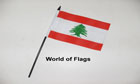 Lebanon Hand Flag