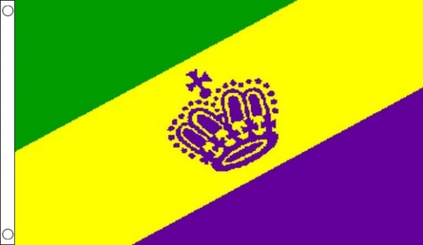 Mardi Gras Flag