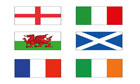 Rugby Flags 6 x 3ft by 5ft Special Offer