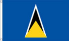 2ft by 3ft St Lucia Flag