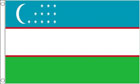 2ft by 3ft Uzbekistan Flag