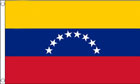 2ft by 3ft Venezuela Flag 8 Stars NO Crest