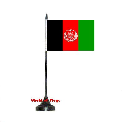 Afghanistan Table Flag