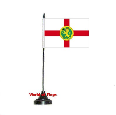 Alderney Table Flag