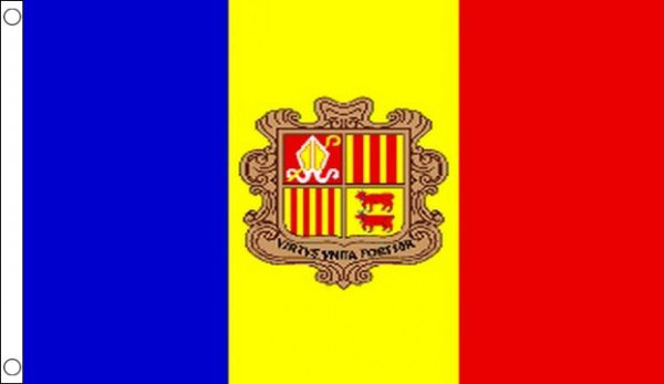 2ft by 3ft Andorra Flag