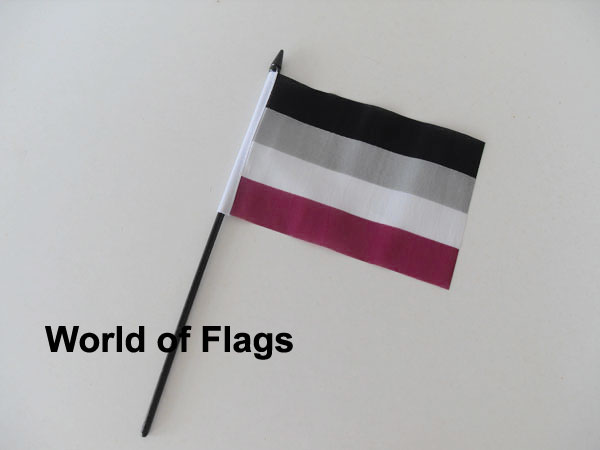 Asexual Hand Flag