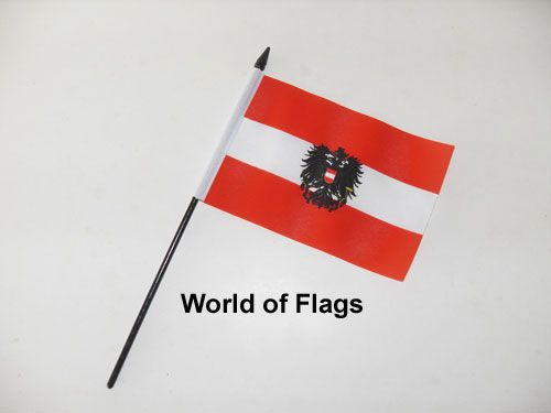 Austria Eagle Hand Flag