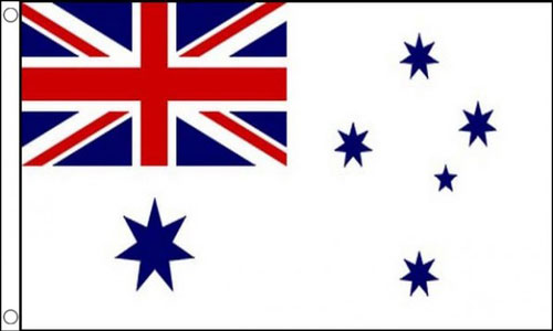 2ft by 3ft Australian White Ensign Flag