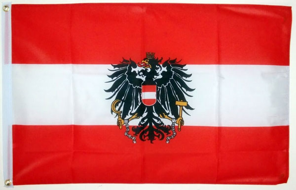 2ft by 3ft Austria Eagle Flag
